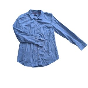 Talbots Classic Blue / Pink Button-Down Shirt Sz.S
